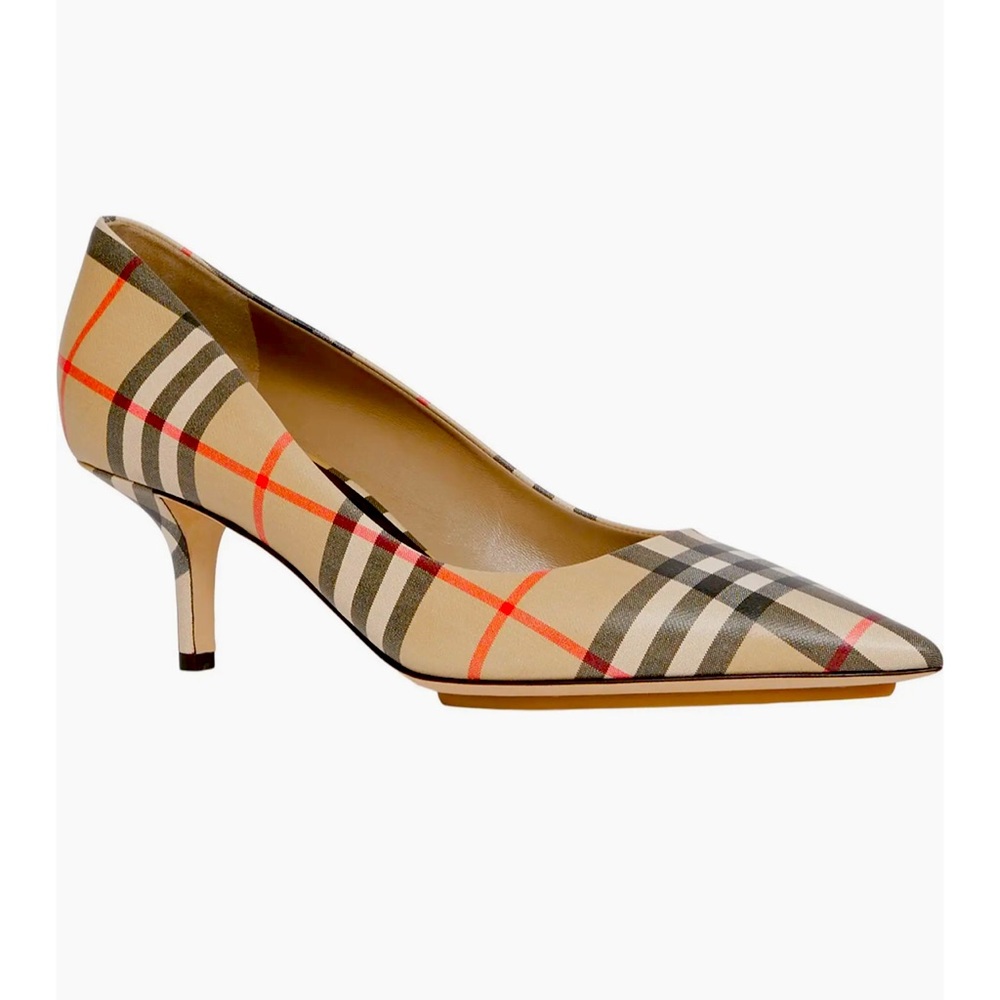 Burberry Aubri Kitten Heel Pumps